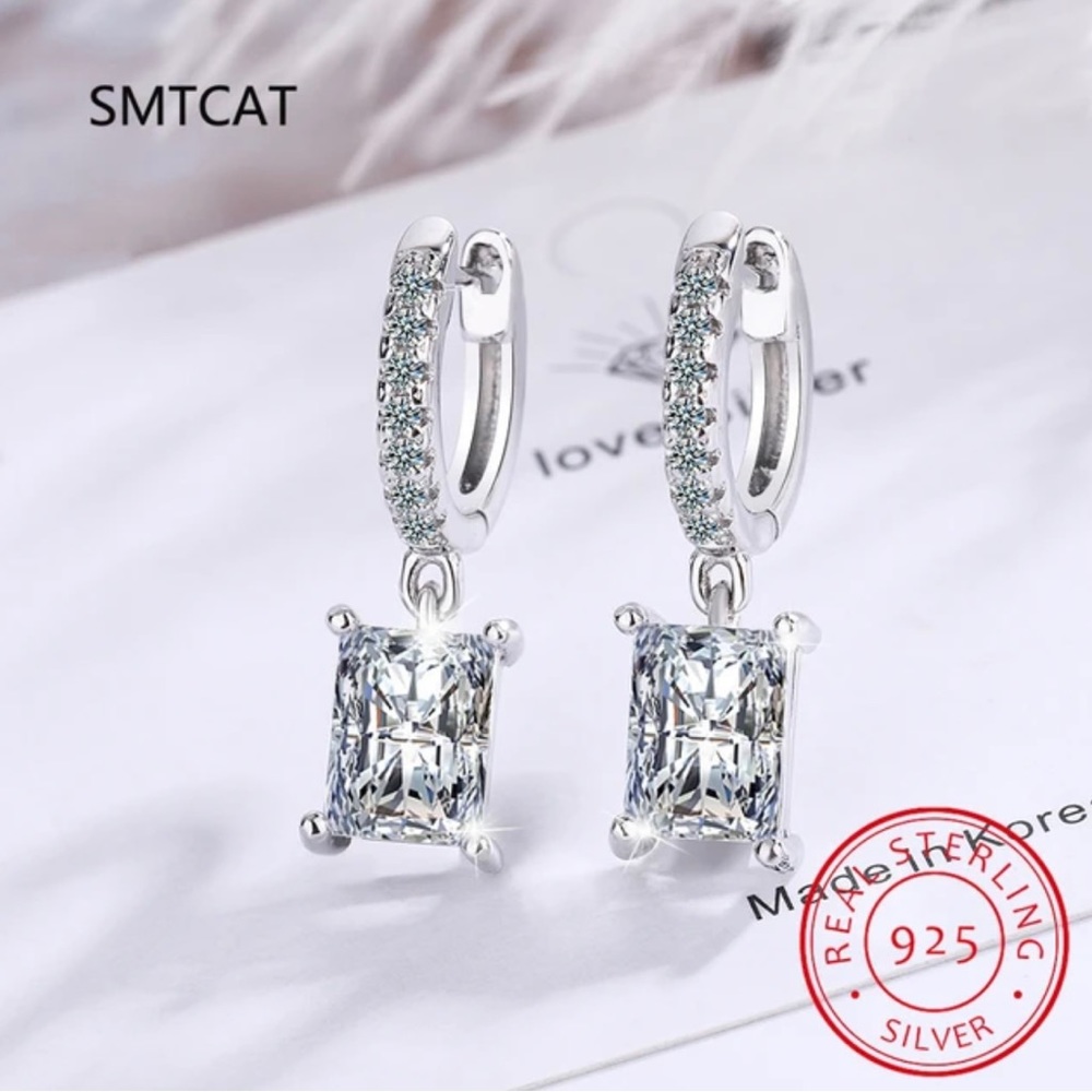 925 Sterling Silver hoop earrings for women